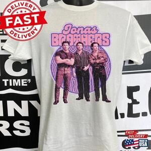 Jonas Brothers Five Albums One Night Shirt  Tour  Unisex